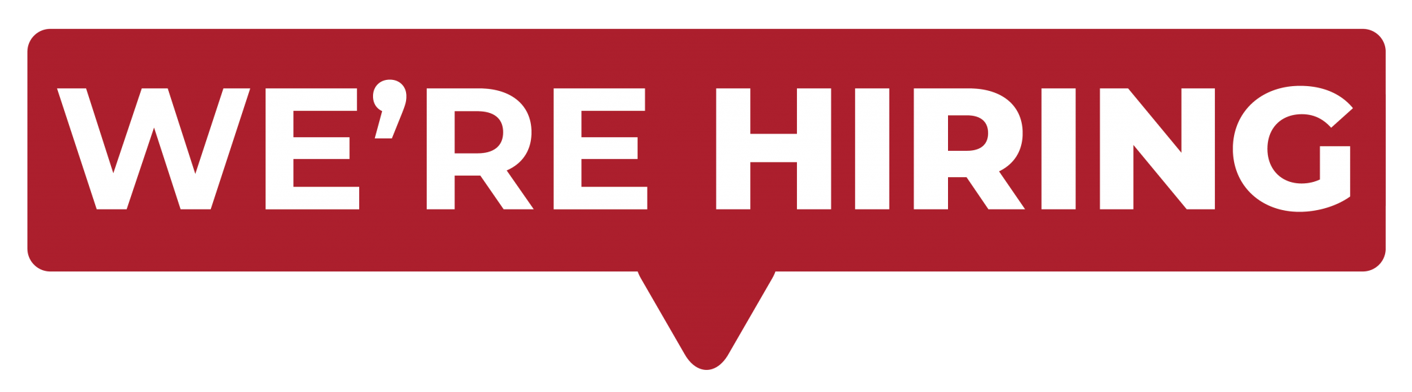 We're Hiring