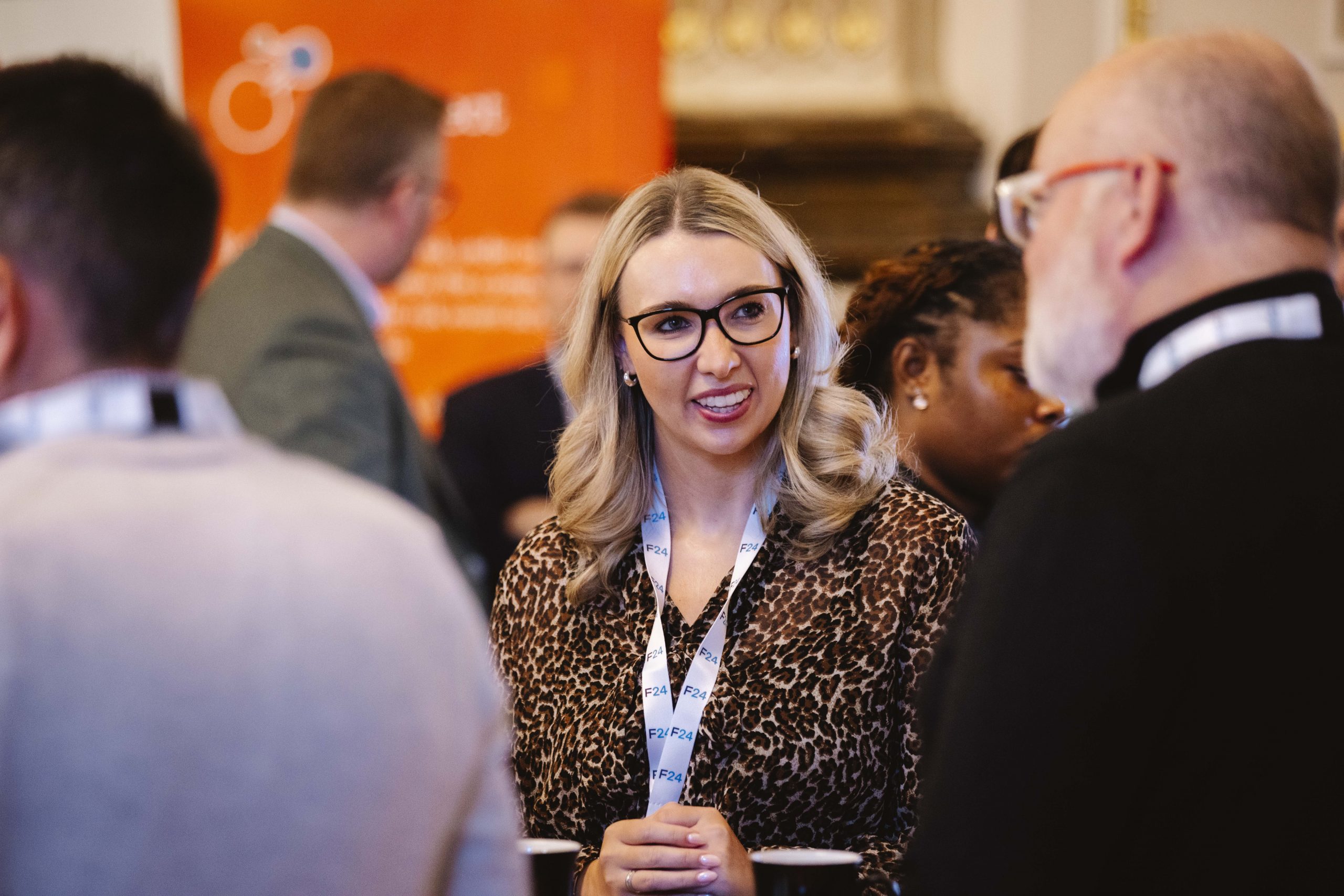 Conference delegate discussion